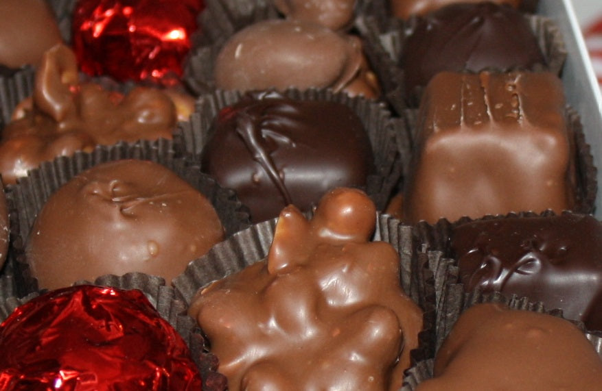 Homemade Cream and Soft Center Chocolate Dipped Candies Peterson's