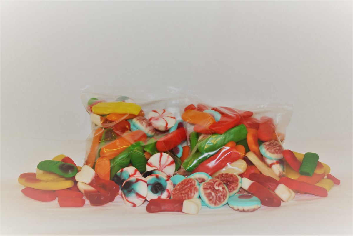 Zombie Gummi Parts Bagged 6 oz. Peterson's Candies