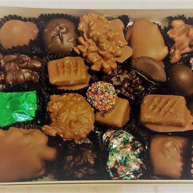Hand-Dipped Fruit Jellies and Dried Fruit Clusters