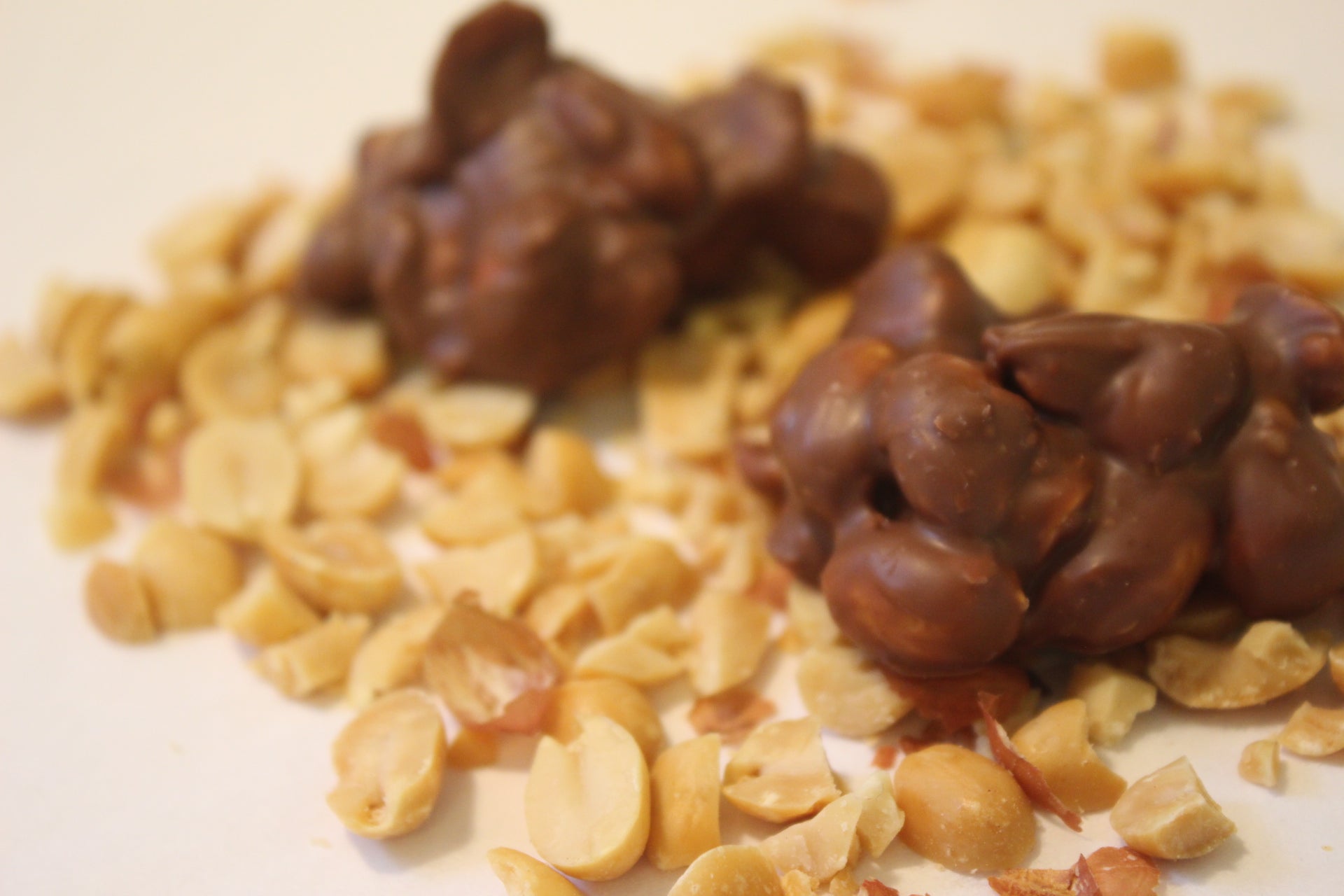 Hand-Dipped Roasted Nut Clusters