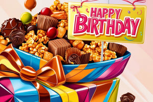 Happy Birthday Basket -Medium