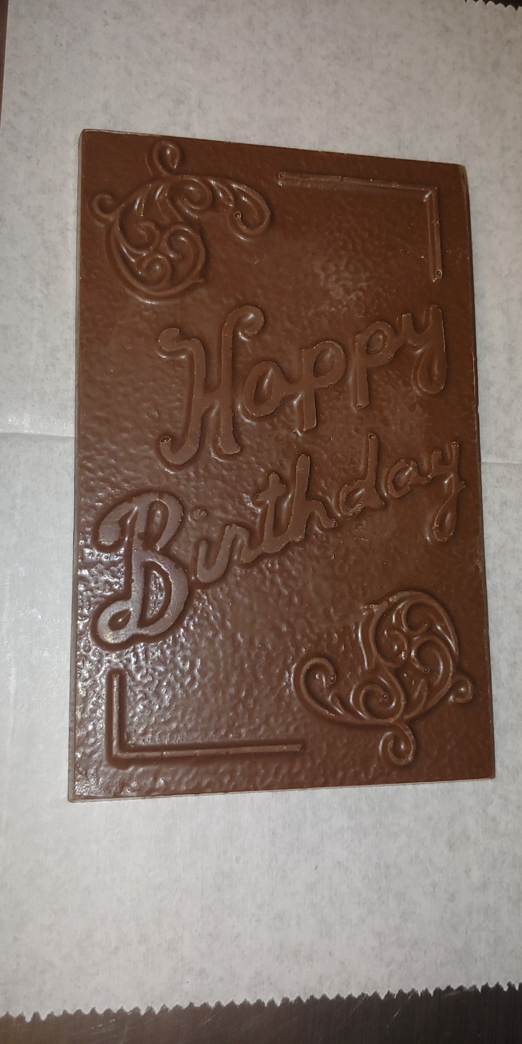 Happy Birthday & Happy Anniversary Chocolate Bars with gift box. - Peterson's Candies