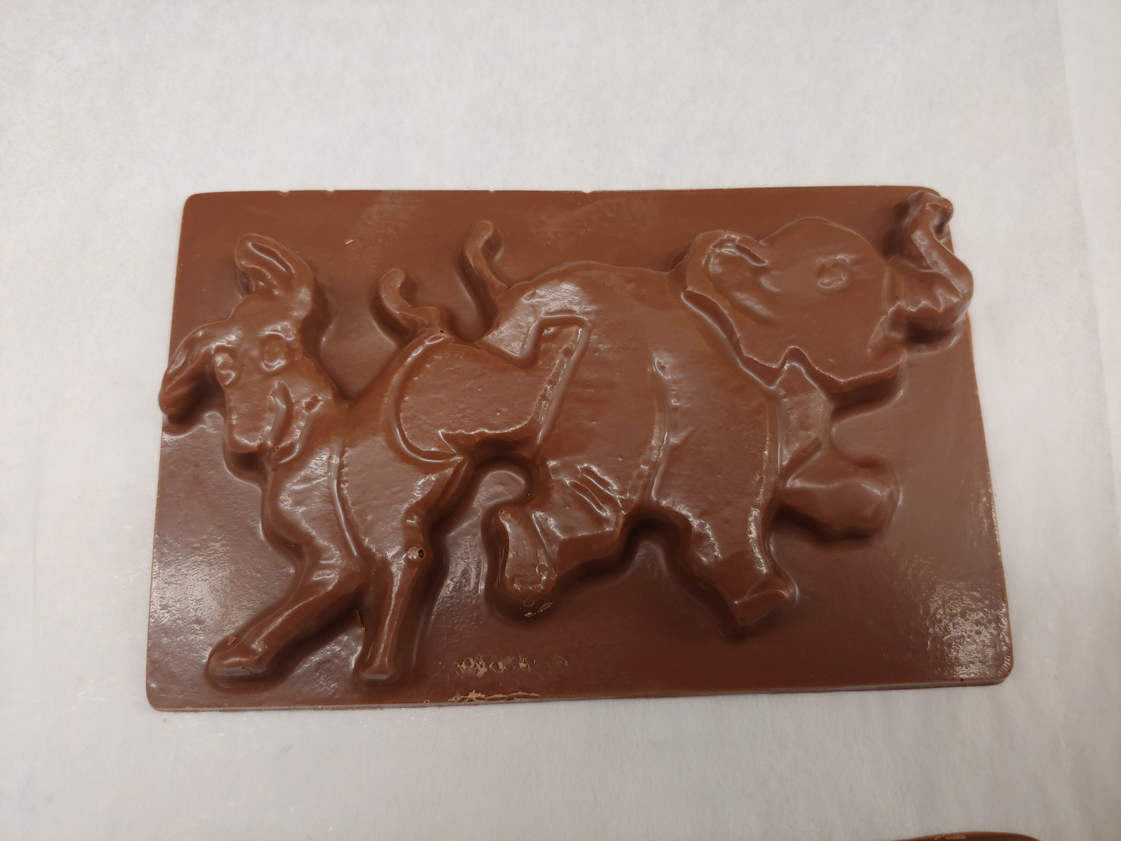 Political Molded Chocolate Bars / Cards - Peterson's Candies