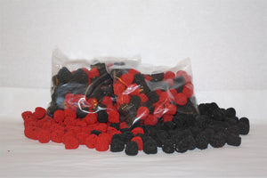 Red and Black Raspberries Bagged - Peterson's Candies