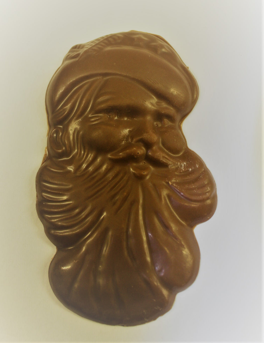 Santa Flat Face 2 inch w/ beard .07 bagged - Peterson's Candies