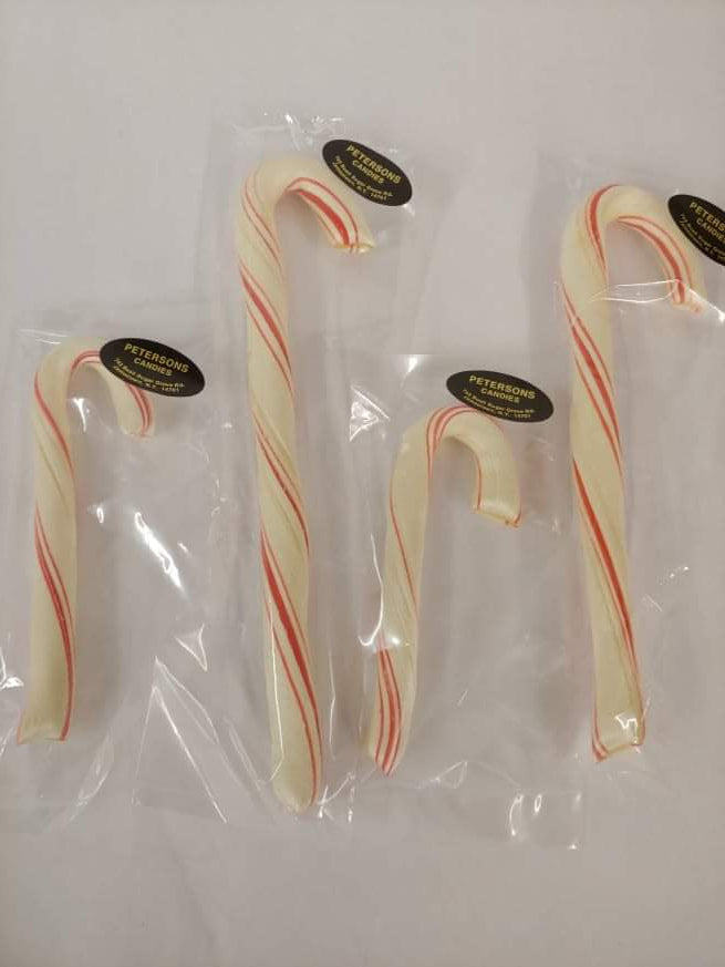 Hand- Rolled Candy Canes - Peterson's Candies